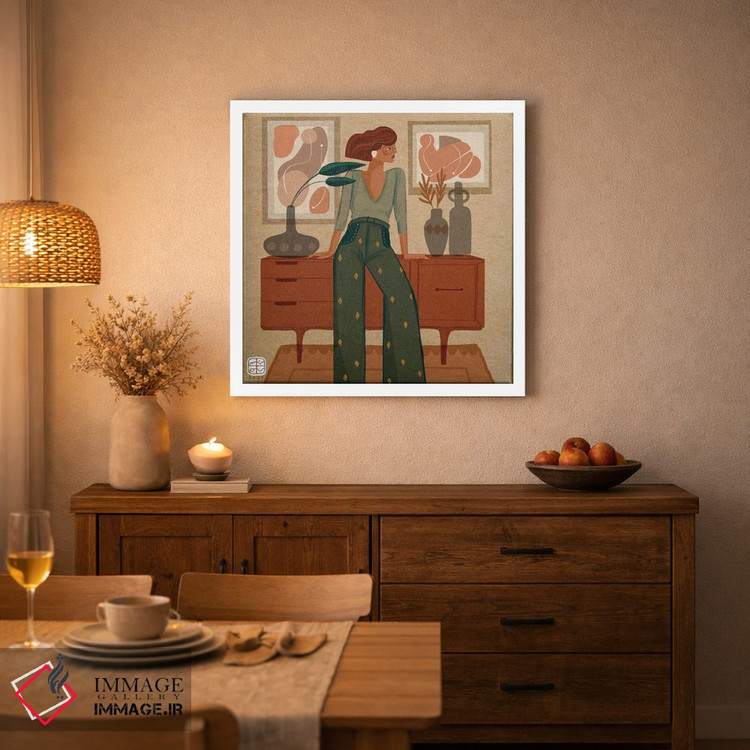 تابلو دکوراتیو شکستن کلیشه ها اثر نسیم نوروزی - D3W