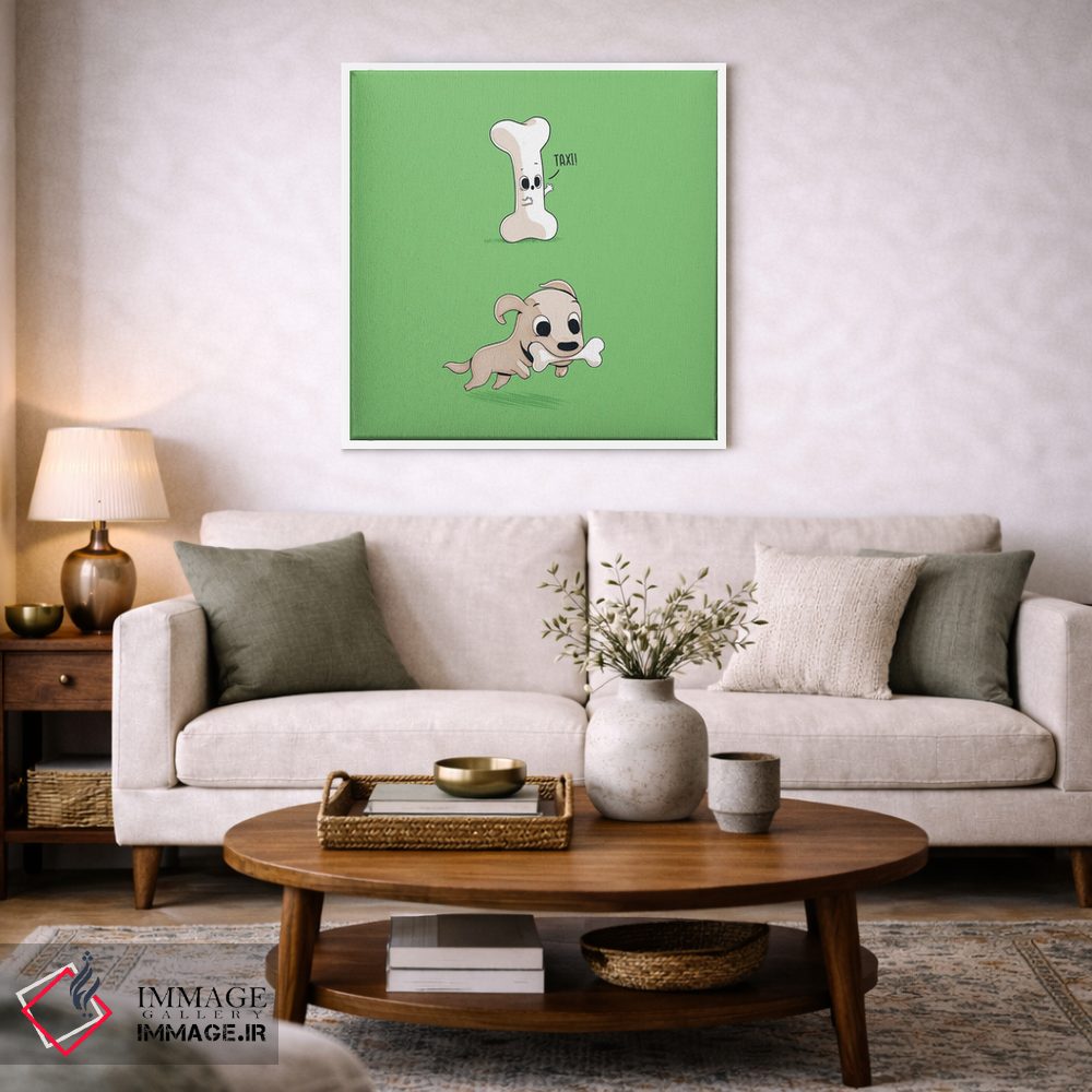 تابلو دکوراتیو تاکسی خیس اثر نائولیتو - D3W
