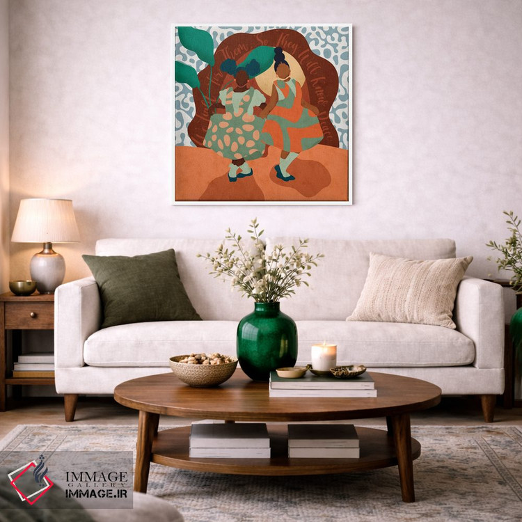 تابلو دکوراتیو معصومیت اثر رینا نوریگا - D2W