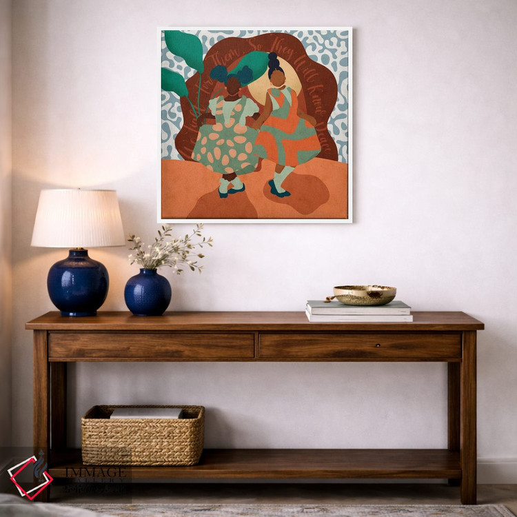 تابلو دکوراتیو معصومیت اثر رینا نوریگا - D3W