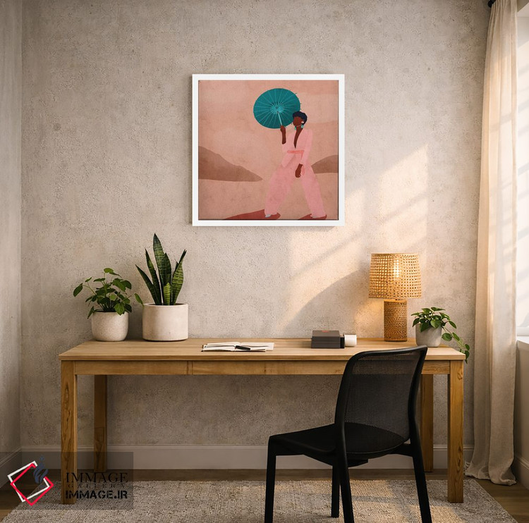 تابلو مینیمال آفریکانا اثر رینا نوریگا - D5W
