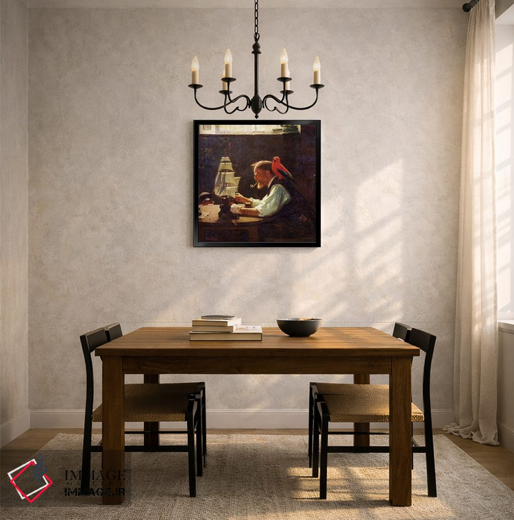 تابلو کلاسیک برای یک پسر خوب اثر نورمن راکول - D6B