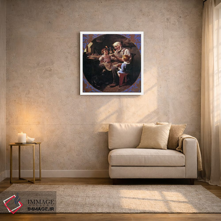 تابلو کلاسیک عروسک ساز اثر نورمن راکول - D2W