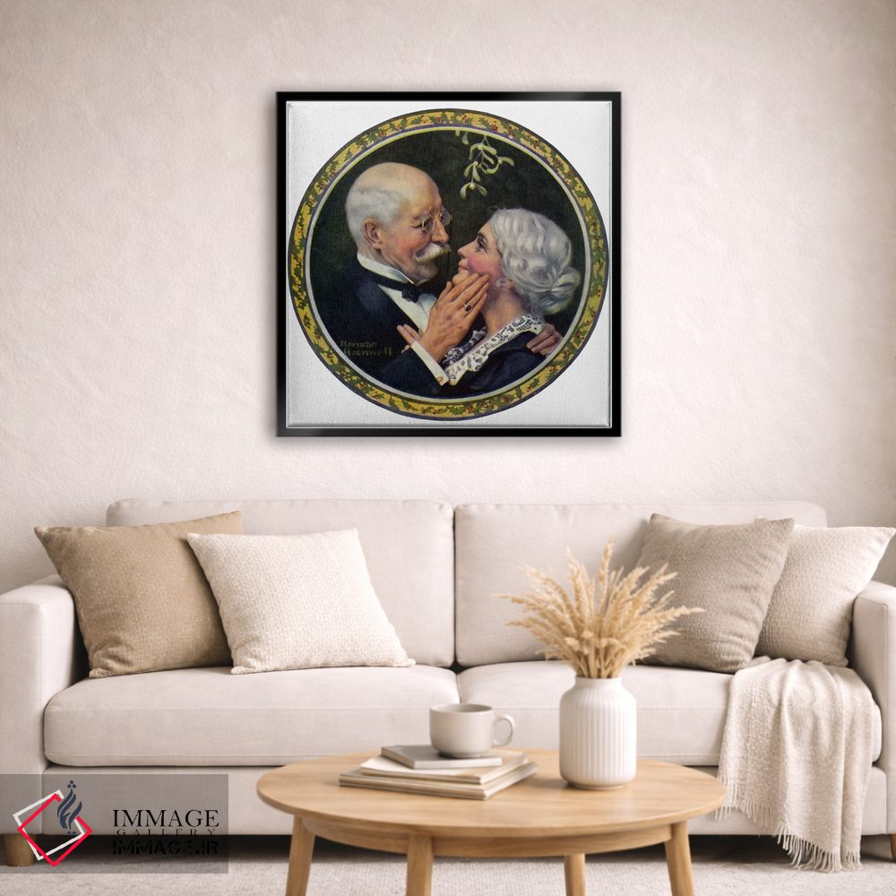 تابلو کلاسیک زیر دارواش اثر نورمن راکول - D3B