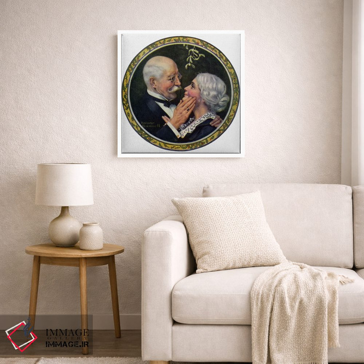 تابلو کلاسیک زیر دارواش اثر نورمن راکول - D5W