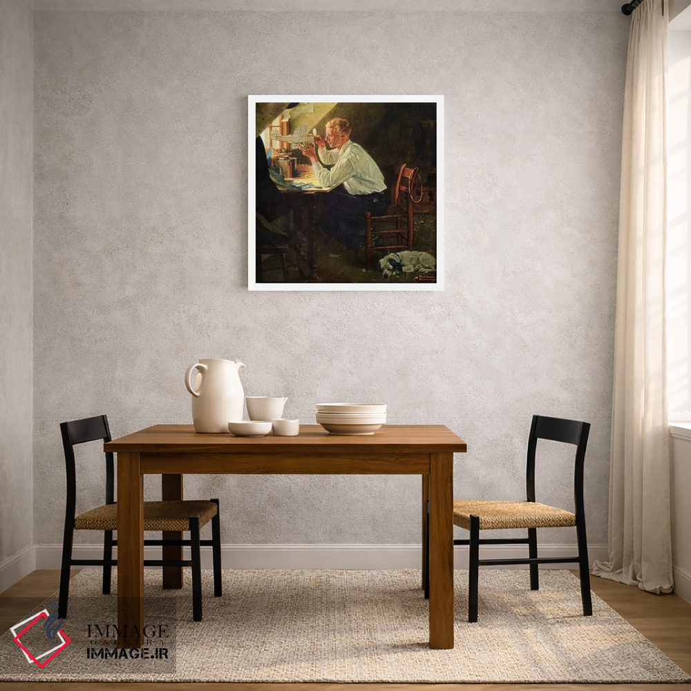 تابلو کلاسیک آیا این برای چشم ها هم بازی است؟ اثر نورمن راکول - D2W
