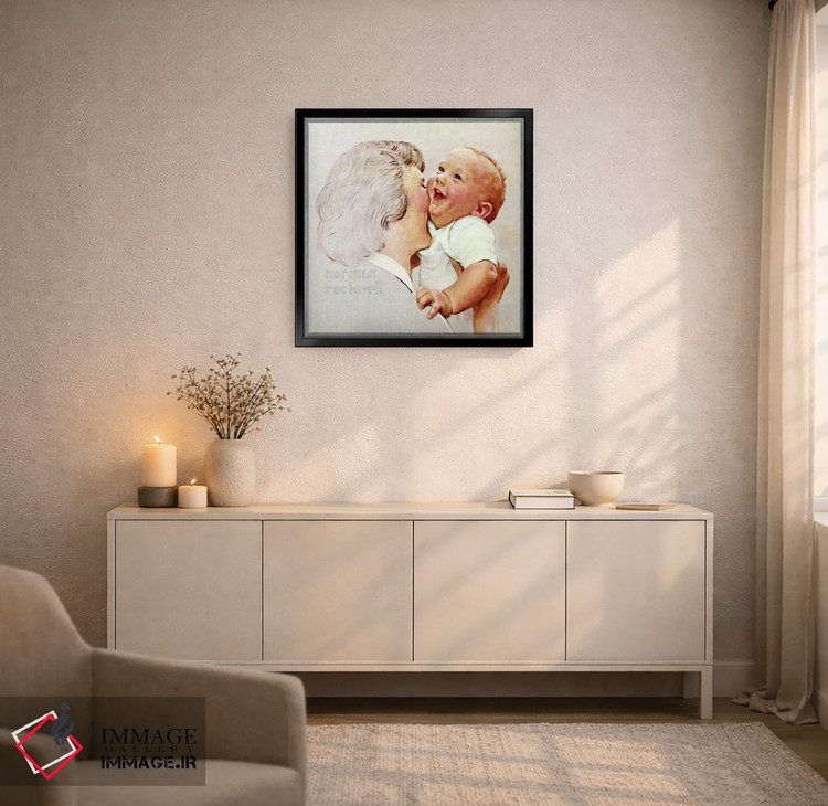 تابلو کلاسیک درخشش پس از شادی اثر نورمن راکول - D6B