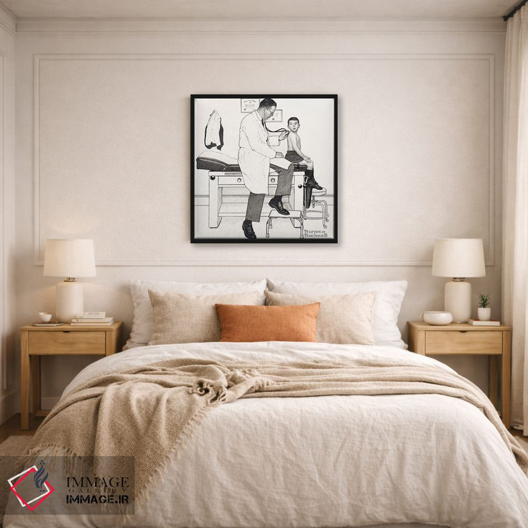 تابلو کلاسیک متخصص اثر نورمن راکول - D6B