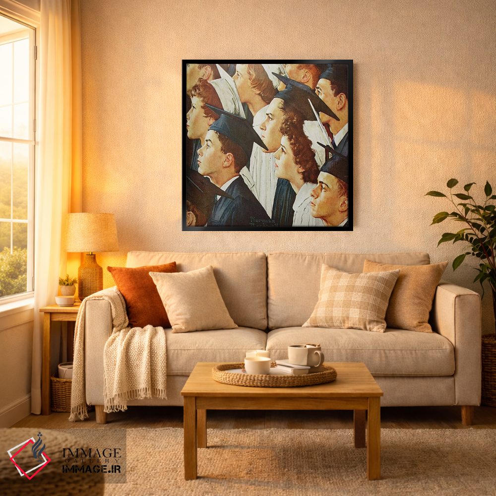 تابلو کلاسیک آینده ای روشن برای بانکداری اثر نورمن راکول - D5B