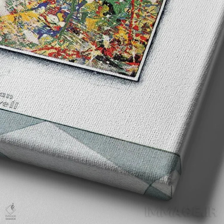 تابلو کلاسیک کارشناس هنر اثر نورمن راکول - نمای نزدیک بافت بوم