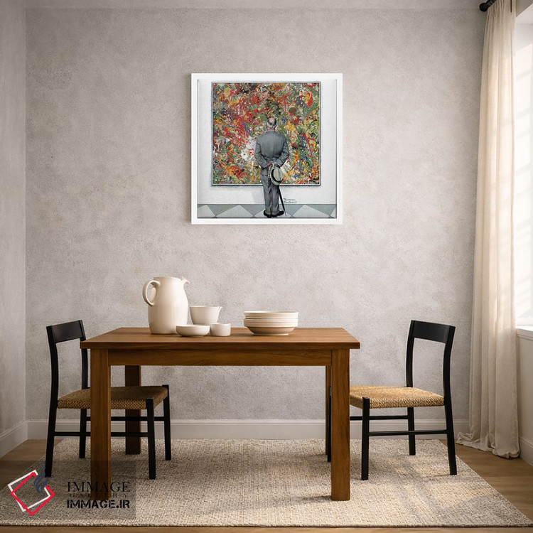 تابلو کلاسیک کارشناس هنر اثر نورمن راکول - D3W