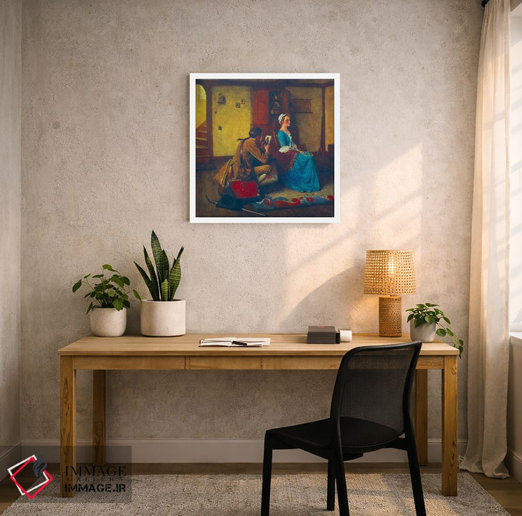 تابلو کلاسیک سیلوئت اثر نورمن راکول - D5W