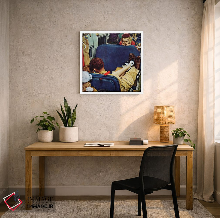 تابلو کلاسیک تجربه سفر اثر نورمن راکول - D4W