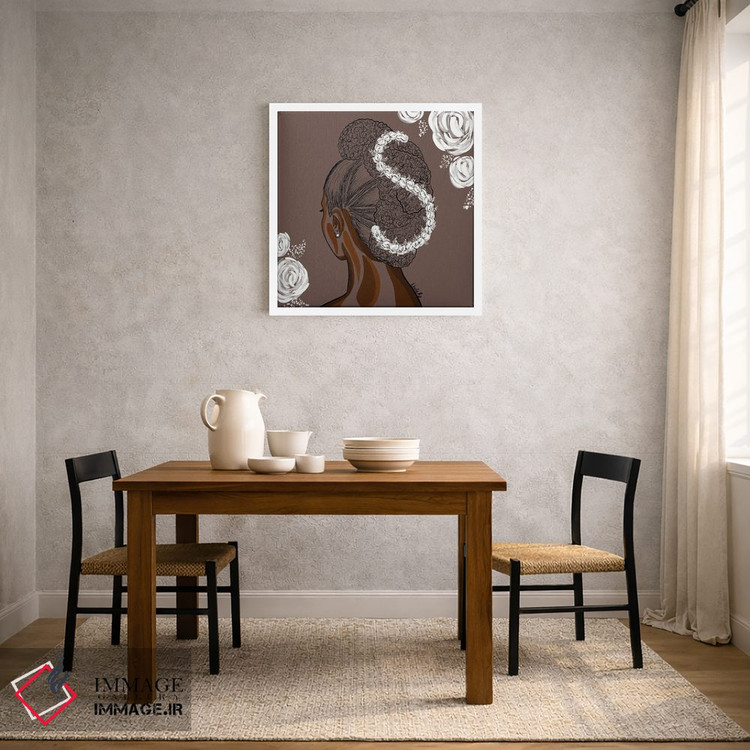 تابلو دکوراتیو عروس طبیعی اثر نوئل آر ایکس - D2W