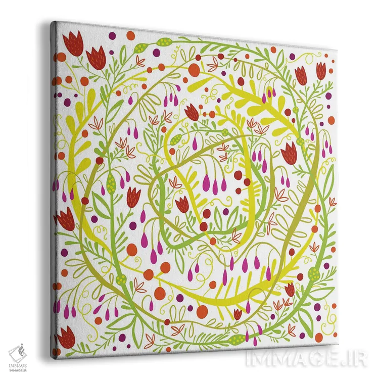 تابلو دکوراتیو باغ رها شده اثر نیک اسکویرل - نمای پرسپکتیو محصول