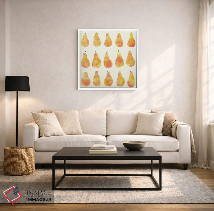 تابلو دکوراتیو گلابی ها اثر نیک اسکویرل - D3W
