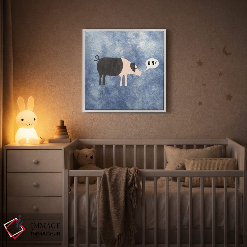 تابلو دکوراتیو اینک گفت خوک اثر نیک اسکویرل - D3W