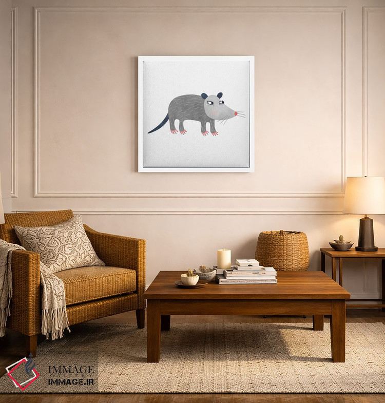 تابلو مینیمال صاریغ اثر نیک اسکویرل - D6W