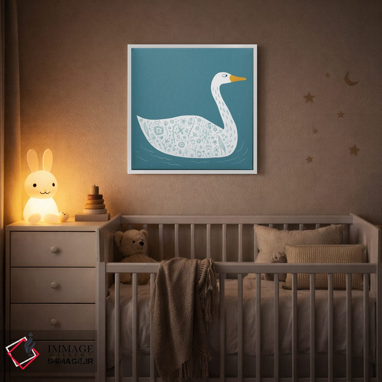 تابلو مینیمال قوی تیره اثر نیک اسکویرل - D3W