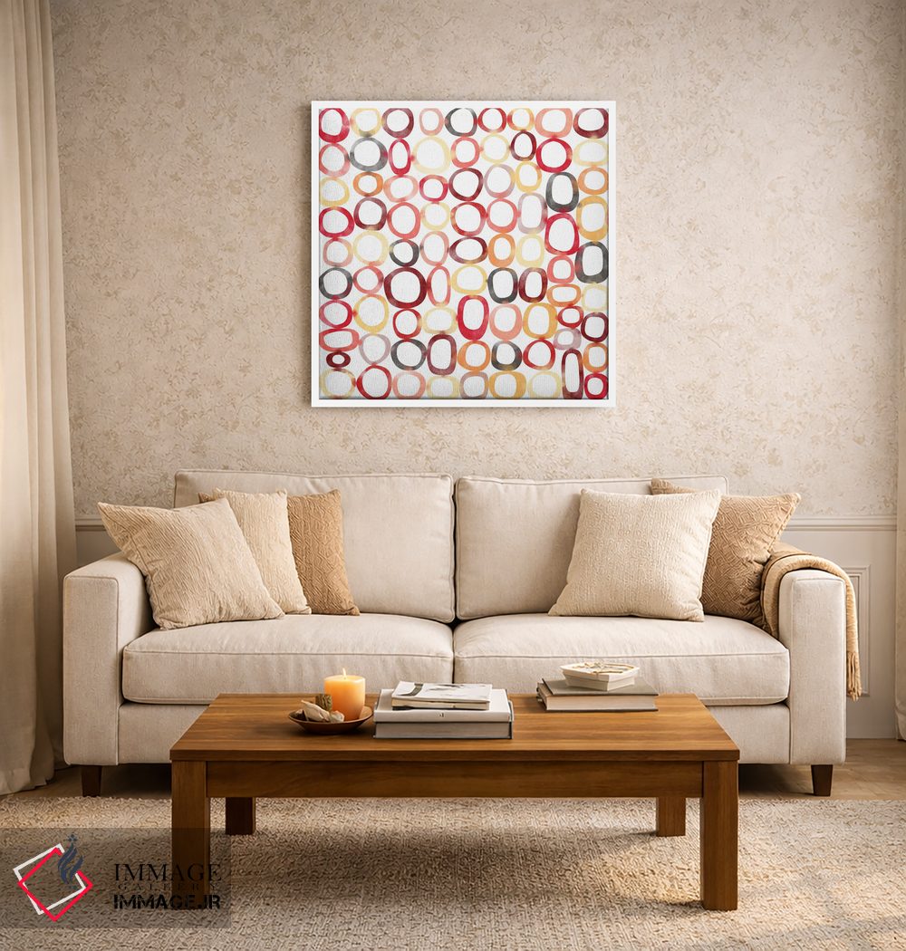 تابلو مینیمال اوه اثر نیک اسکویرل - D5W