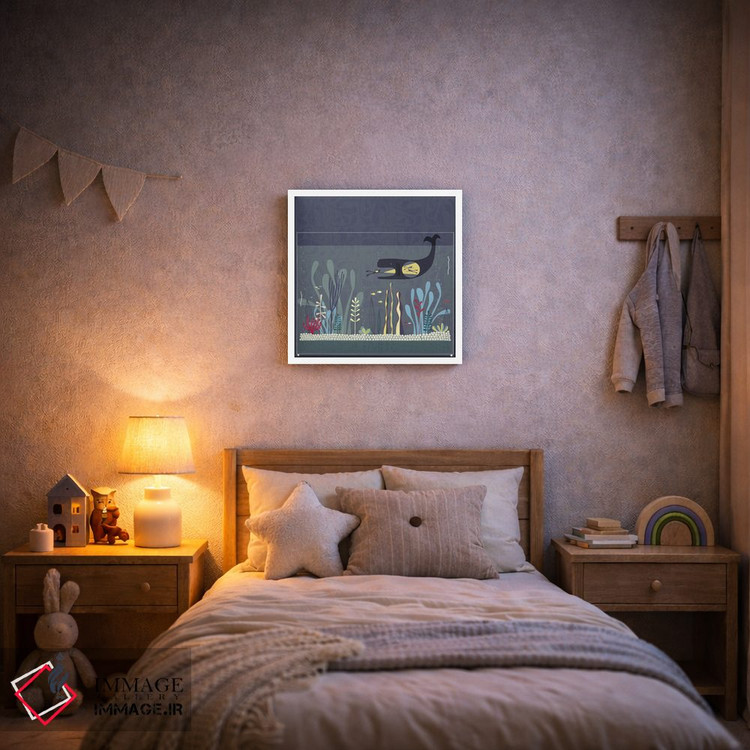 تابلو دکوراتیو آکواریوم اثر نیک اسکویرل - D6W