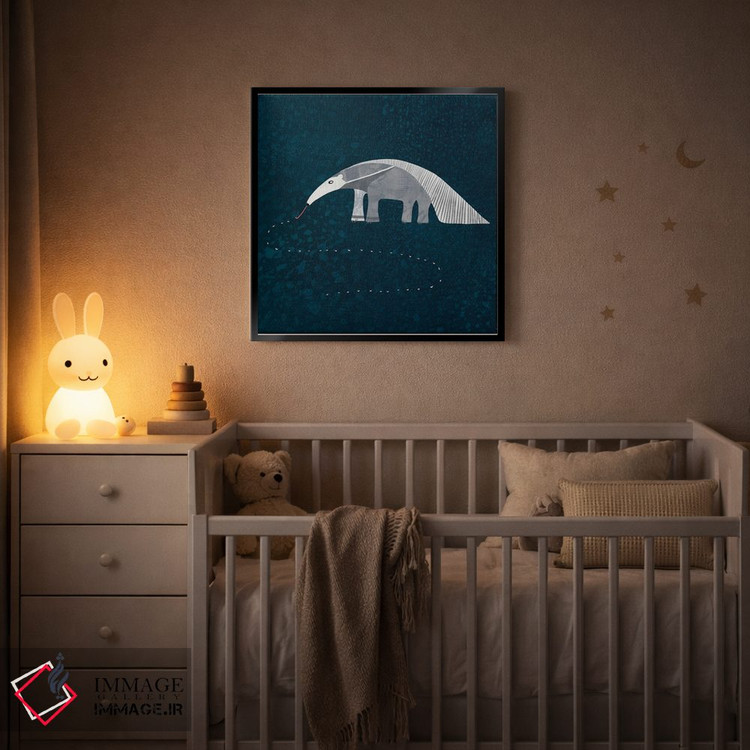 تابلو مینیمال مورچه خورک غول پیکر اثر نیک اسکویرل - D5B