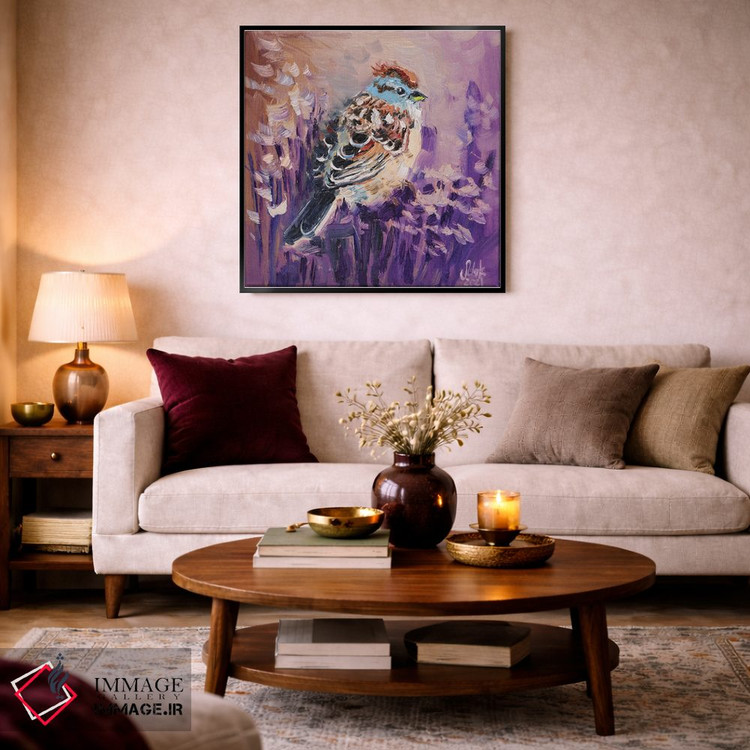تابلو دکوراتیو گنجشک اثر ناتالی مک - D2B