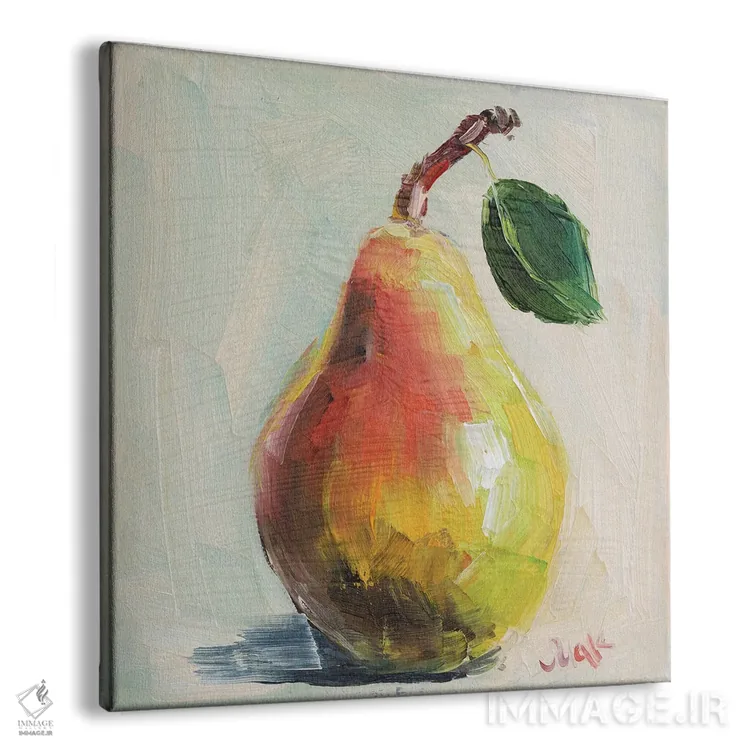 تابلو دکوراتیو طبیعت بی جان گلابی اثر ناتالی مک - نمای پرسپکتیو محصول