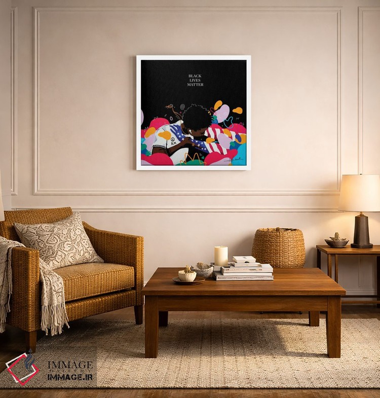 تابلو دکوراتیو بابل باید سقوط کند اثر نیو وارهول - D5W