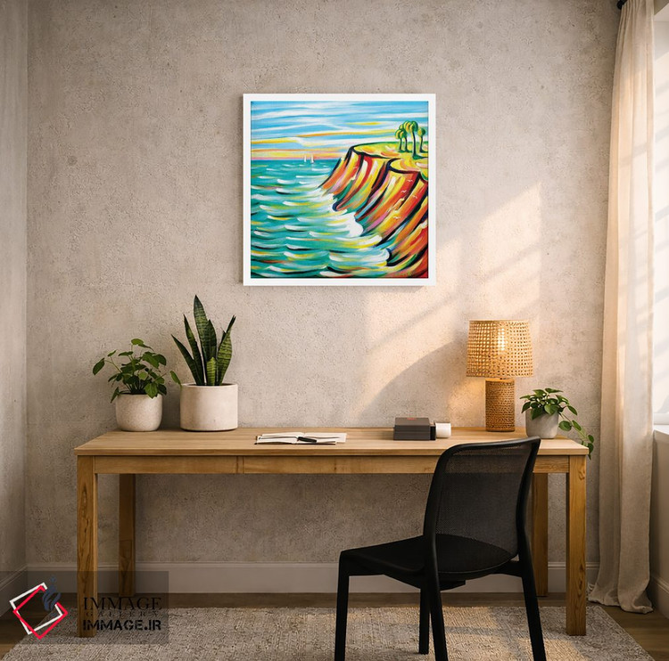 تابلو دکوراتیو نگاه به دریا اثر نوویک - D4W