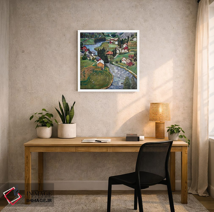 تابلو دکوراتیو تابستان کوتاه نروژی اثر نادژدا استوپینا - D3W