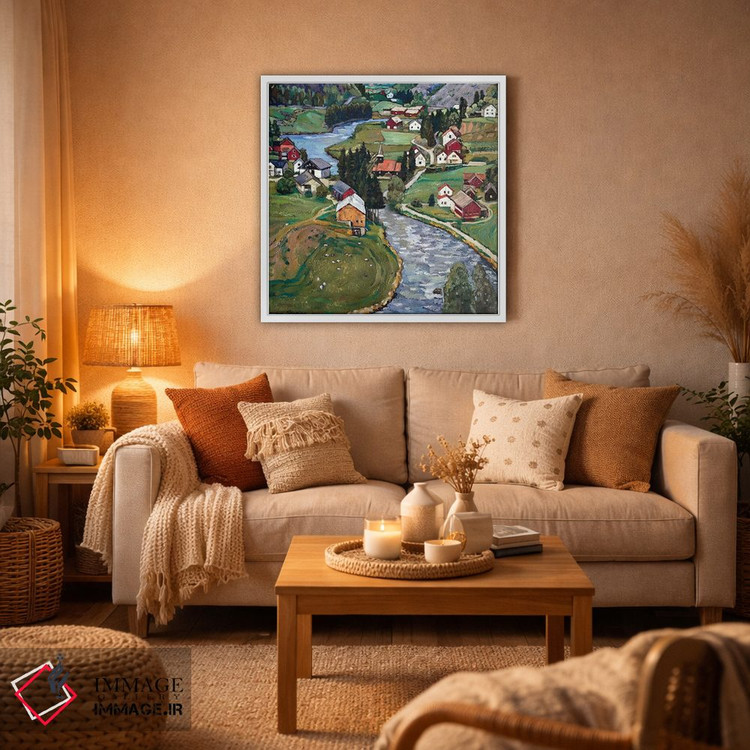 تابلو دکوراتیو تابستان کوتاه نروژی اثر نادژدا استوپینا - D4W