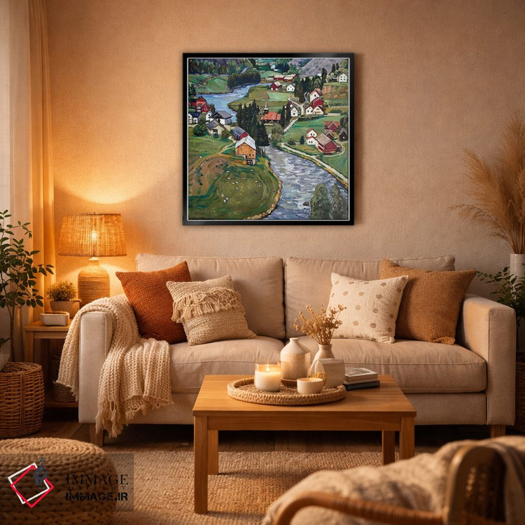 تابلو دکوراتیو تابستان کوتاه نروژی اثر نادژدا استوپینا - D6B