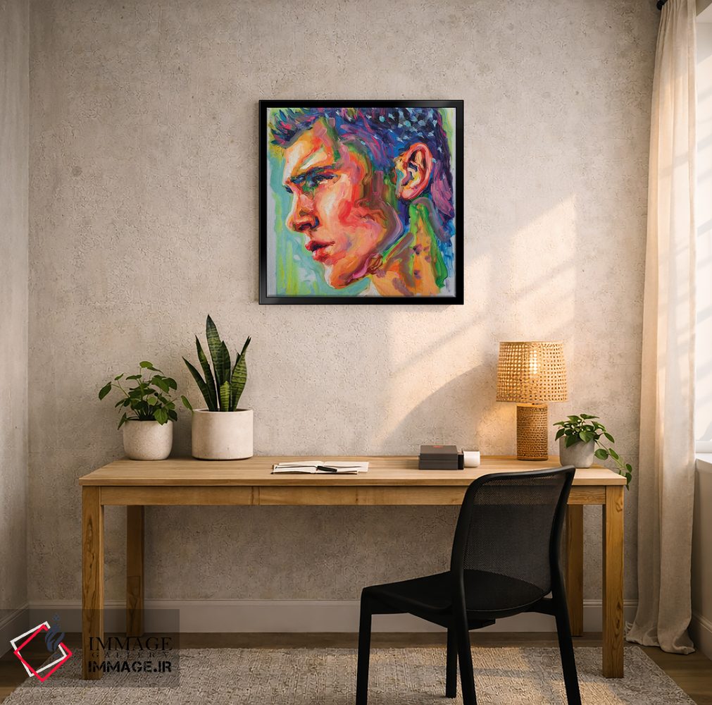 تابلو دکوراتیو مطالعه چهره پنجم اثر الکساندر بالبیشف - D6B