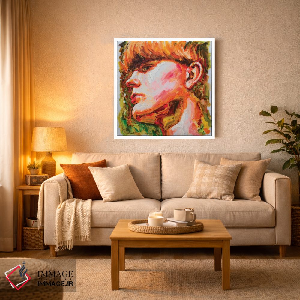 تابلو دکوراتیو مطالعه چهره چهارم اثر الکساندر بالبیشف - D2W