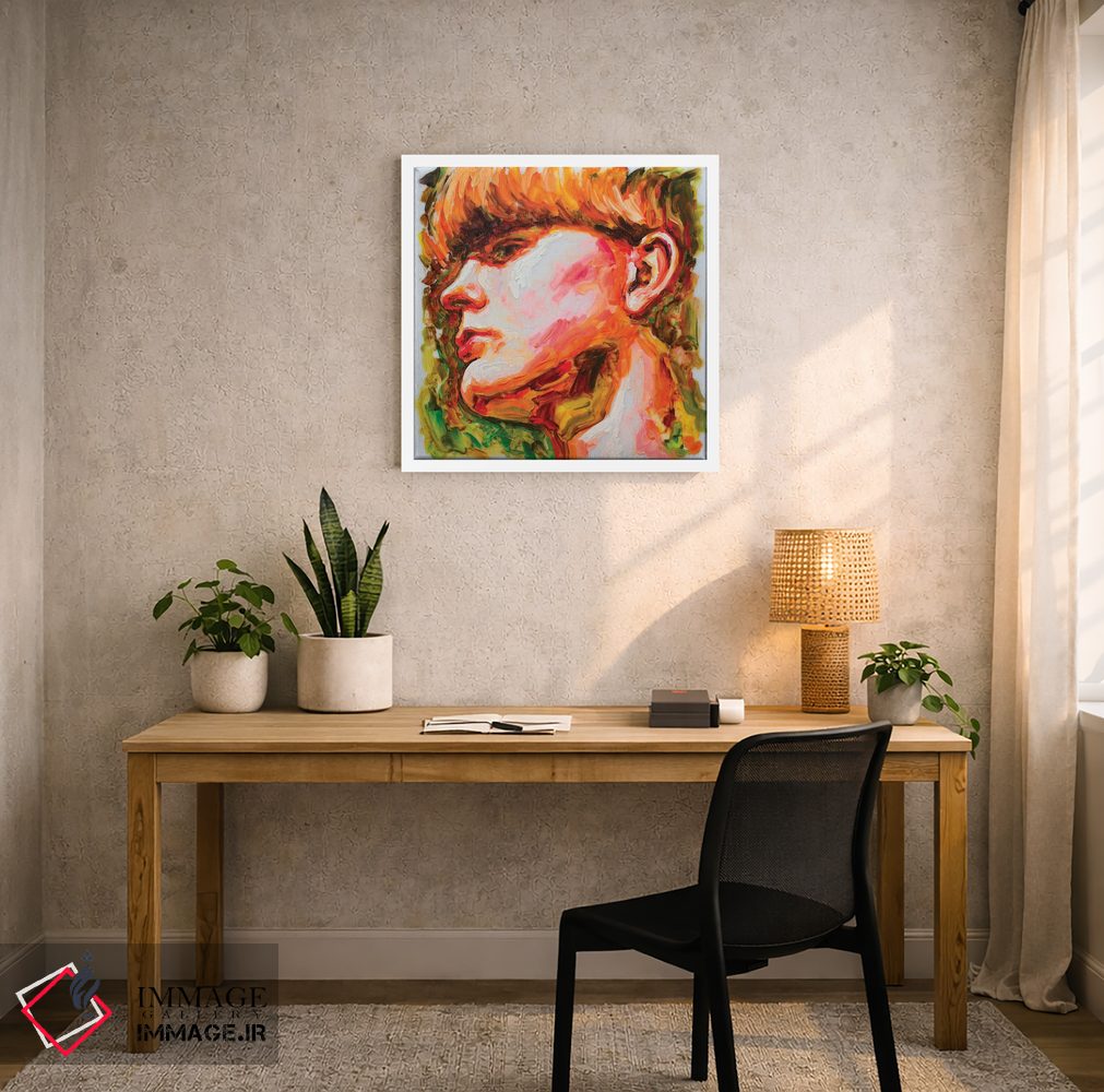 تابلو دکوراتیو مطالعه چهره چهارم اثر الکساندر بالبیشف - D3W