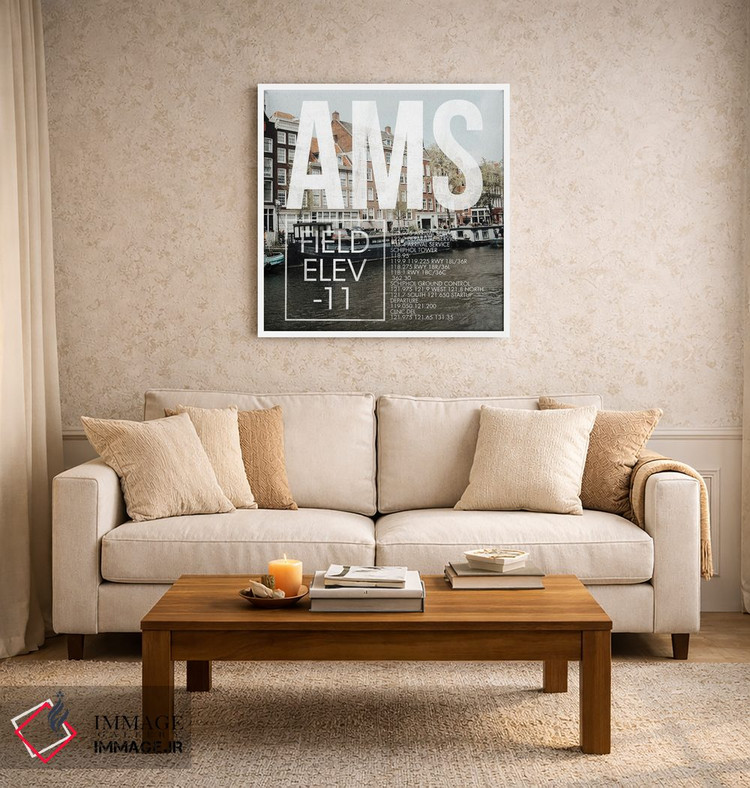 تابلو دکوراتیو پخش زنده AMS اثر ۰۸ لفت - D3W