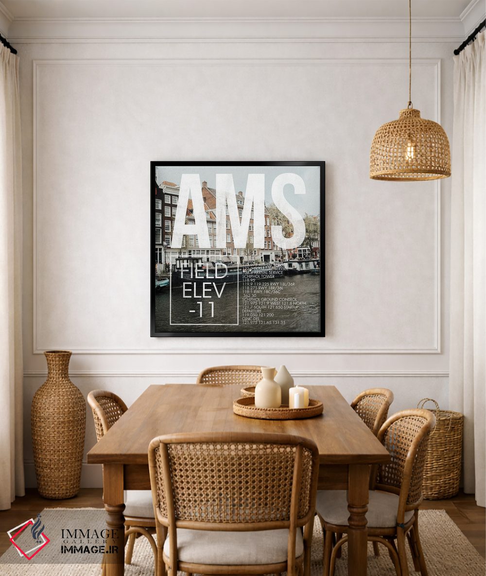 تابلو دکوراتیو پخش زنده AMS اثر ۰۸ لفت - D5B