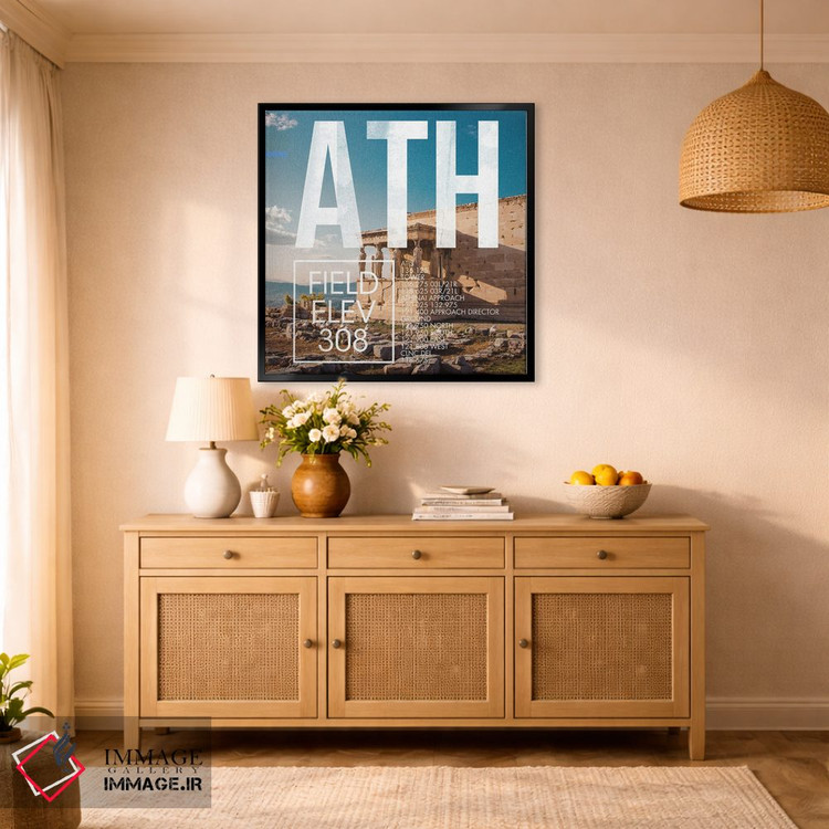 تابلو دکوراتیو پخش زنده ATH اثر ۰۸ لفت - D1B