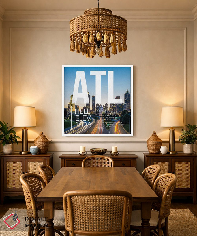 تابلو دکوراتیو پخش زنده ATL اثر ۰۸ لفت - D1W