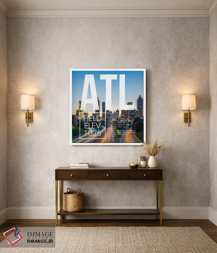 تابلو دکوراتیو پخش زنده ATL اثر ۰۸ لفت - D2W