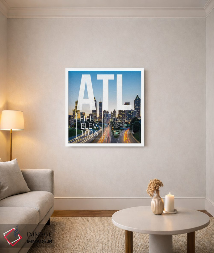 تابلو دکوراتیو پخش زنده ATL اثر ۰۸ لفت - D3W