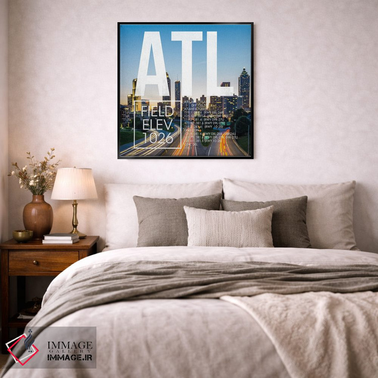 تابلو دکوراتیو پخش زنده ATL اثر ۰۸ لفت - D4B