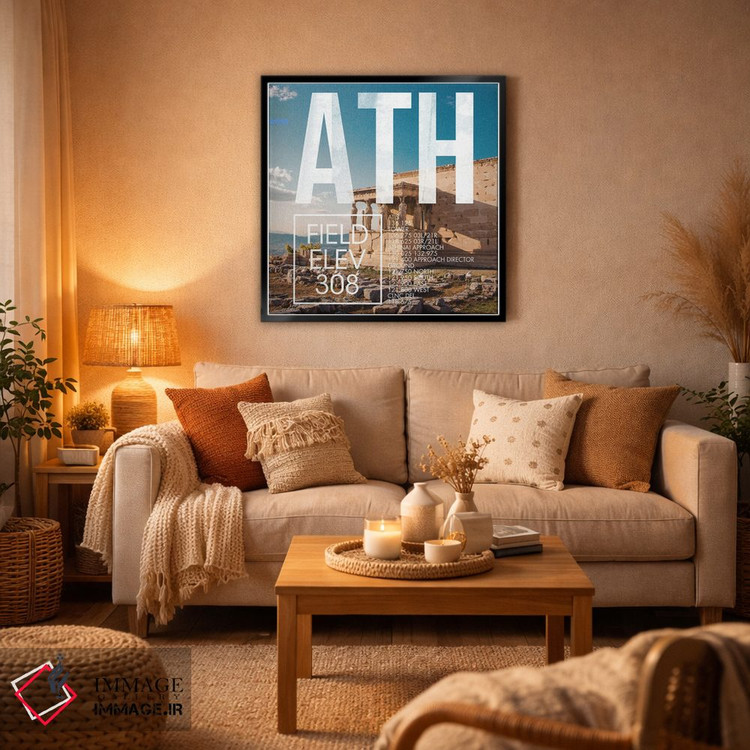 تابلو دکوراتیو پخش زنده ATH اثر ۰۸ لفت - D6B