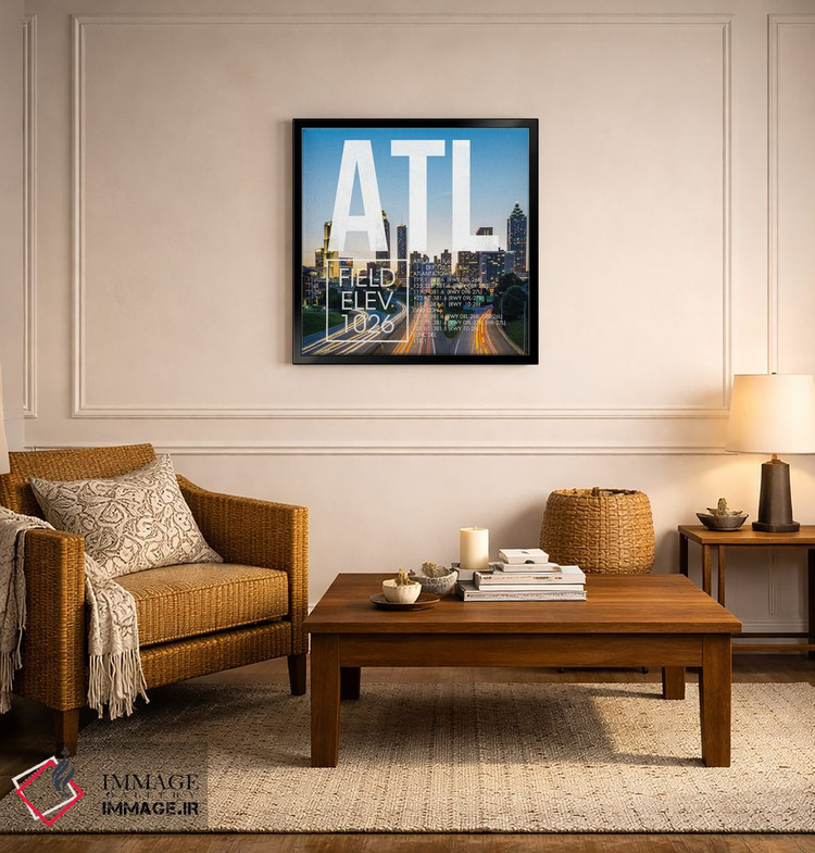 تابلو دکوراتیو پخش زنده ATL اثر ۰۸ لفت - D5B