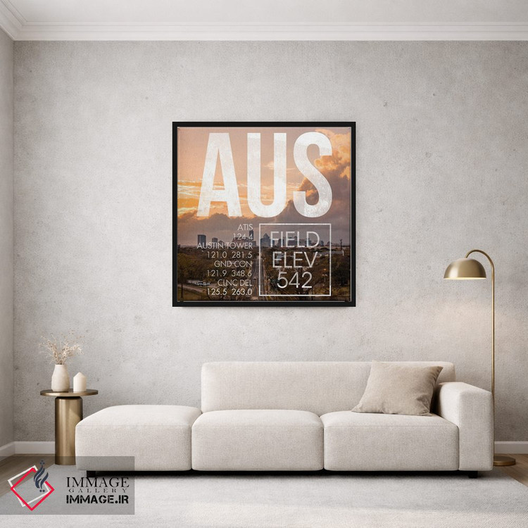 تابلو دکوراتیو پخش زنده AUS اثر ۰۸ لفت - D2B