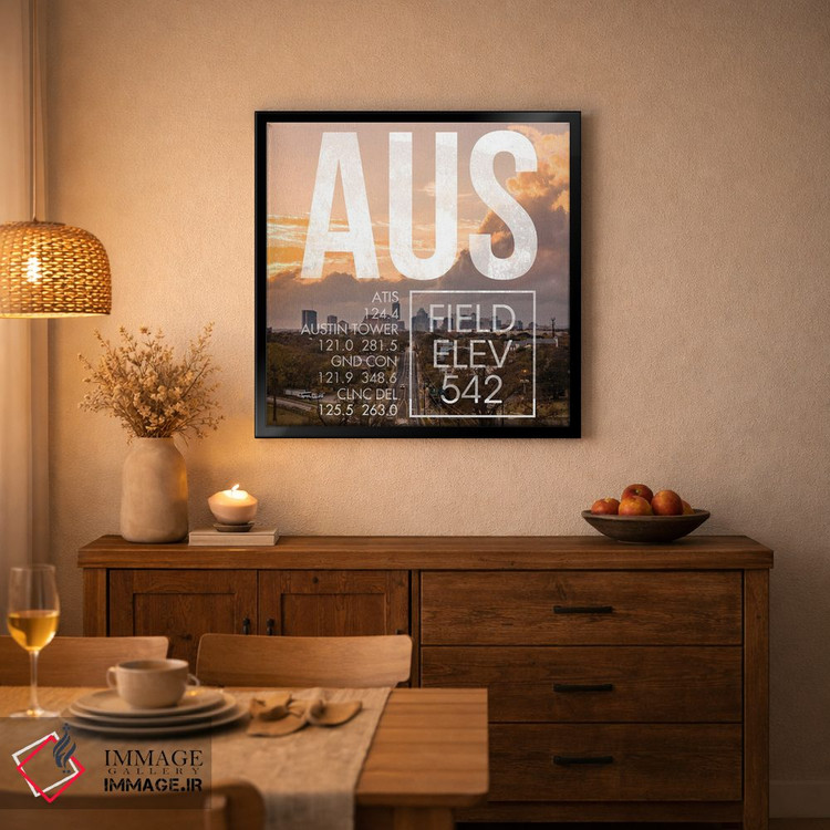 تابلو دکوراتیو پخش زنده AUS اثر ۰۸ لفت - D4B
