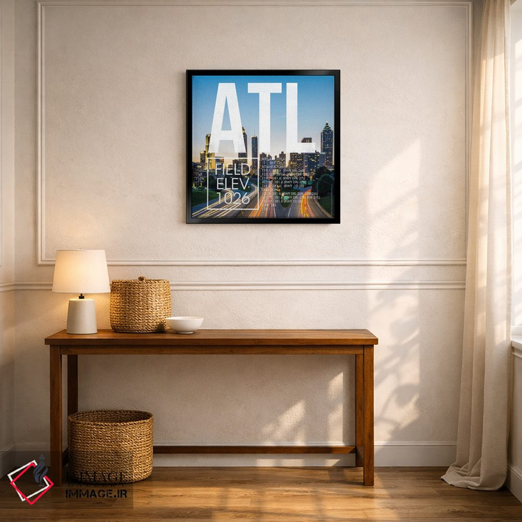 تابلو دکوراتیو پخش زنده ATL اثر ۰۸ لفت - D6B