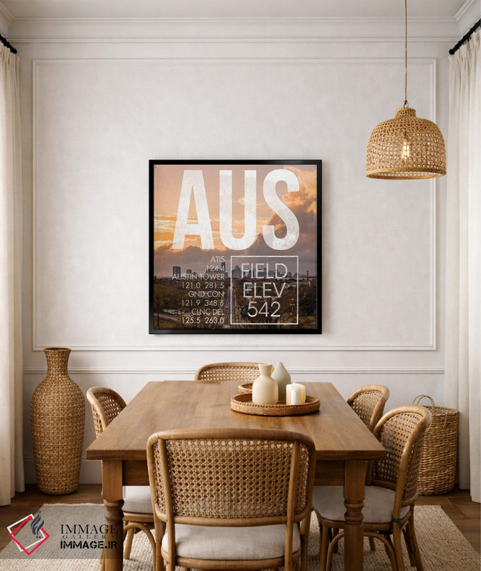 تابلو دکوراتیو پخش زنده AUS اثر ۰۸ لفت - D6B