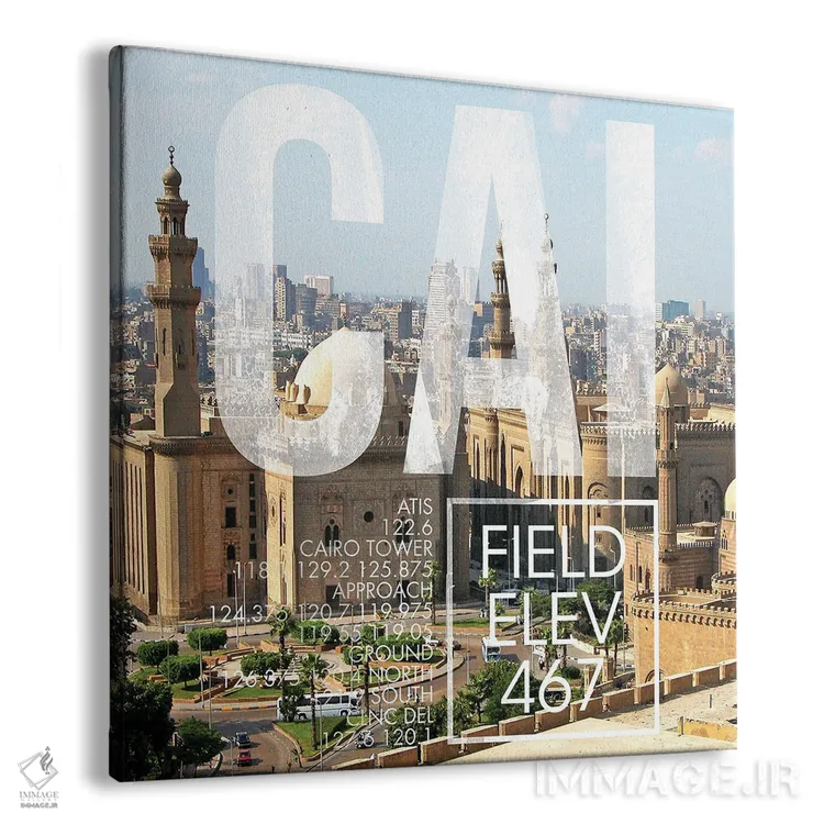 تابلو دکوراتیو پخش زنده CAI اثر ۰۸ لفت - نمای پرسپکتیو محصول